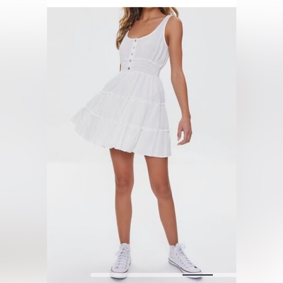BNWT Forever 21 tiered ruffle dress - Picture 1 of 9